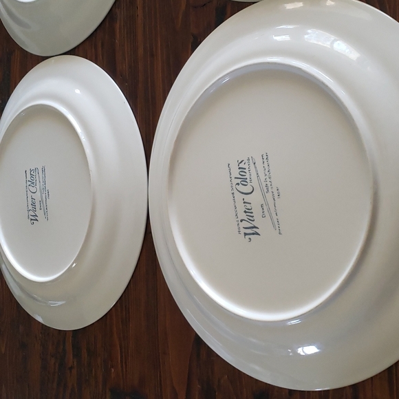 Heartside Water Colors Dinner Plates Japan - Picture 6 of 14